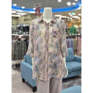 포라리 세이브존05 플라워 프린트 블라우스 LA24201