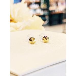 미니골드 14k 컷팅볼 귀걸이 5mm EMSM4956