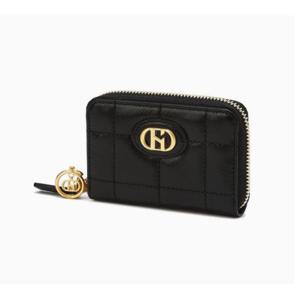 [헤지스ACC] 지퍼 동전수납 카드지갑 HIHO4F755BK