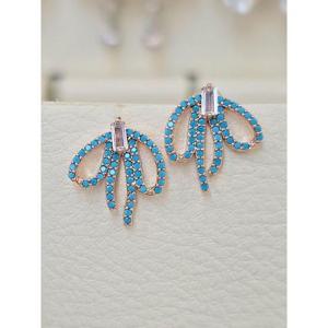 볼라레 세이브존03 볼라레 터키석프릴리본 은침귀걸이 AGSSS1599AG