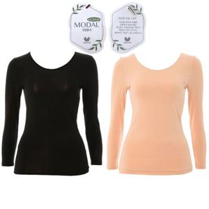 부드럽고 따뜻한 모달 100수 내의 내복 상의 WLG4900C