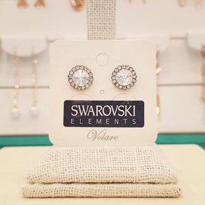 볼라레 세이브존01 웨딩귀걸이 오스트리아 스톤 화이트 SSE447
