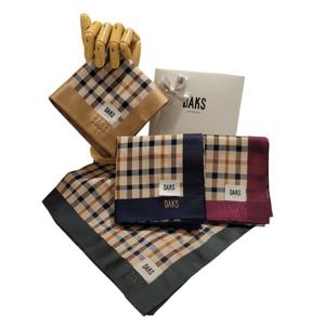 [닥스(손수건)]선염 손수건 기본체크 DDO1215