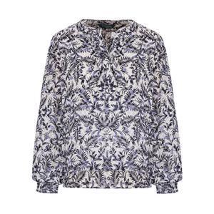 [크로커다일 레이디]자가드플라워풀오버블라우스 CLDFBL104