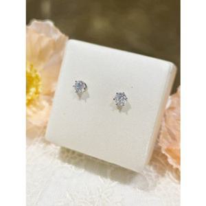 미니골드 14K [DIA-3부] 클래식 6프롱 귀걸이EJUS4080L