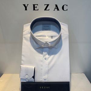 [예작]스판 배색 스냅 슬림핏 긴팔셔츠(YJ4SBS154/WH)_DG