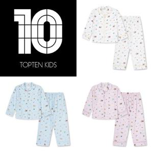 [탑텐키즈]MKF5UI3811 공용) 카카오프렌즈 레이온 9부 파자마 셋업