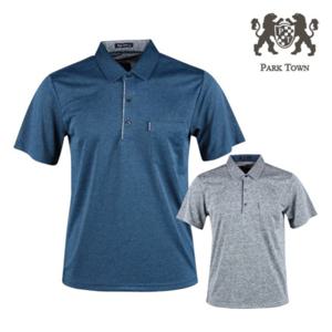 보스케 남성 봄 여름 골프웨어 골프 냉감 카라 반팔 티셔츠