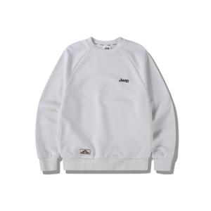 [지프]JP3TSU802 화이트 25년 선기획 베이직 지프 로고 맨투맨