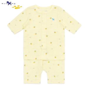 블루독베이비[hu] 25.SS YE)허니비7부내의 45170-054-22 유아내의 신생아내복 봄여름내의 7부내의 출산선물