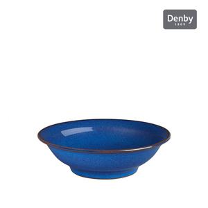 [덴비] 임페리얼 블루 스몰 섀로우 보울_sw