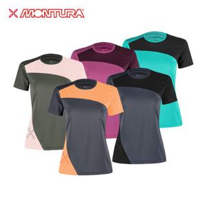 [몬츄라]여성 등산 기능성 반팔 믹스 업 티셔츠 우먼 MTGN61W