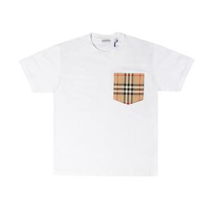 [로로모다] 버버리 체크 포켓 반팔 화이트 여성 티셔츠 / 8103971
