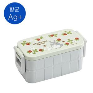 토토로 산딸기 2단 도시락_젓가락 포함 600ML (일)(601309) 아동도시락 캐릭터도시락 어린이도시락 도시락