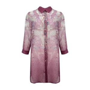 [조순희]그래픽 프린티드 시스루 블라우스 (JNMB252)