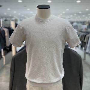 [지오지아]워셔블 슬럽 라운드 니트 티_ABF2ER1102_IV_DG