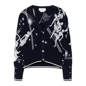 톰브라운 V넥 가디건 MKC590AY2001