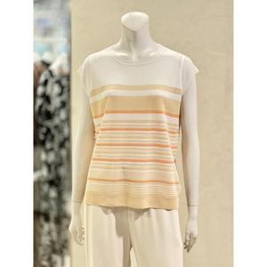 벨리시앙 세이브존01 슬리브리스 라운드넥 니트 (2color) KT4207