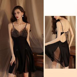 섹시 레이스 홈 끈나시 잠옷 USI-A910010