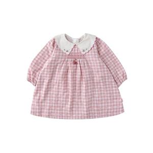 M밍크뮤D 25FW (PK)쁘띠하트체크드레스 원피스 (35A1240003)