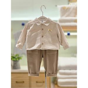 압소바 HK(아기외출복)메이슨체크상하(25년가을신상) (A2521282)