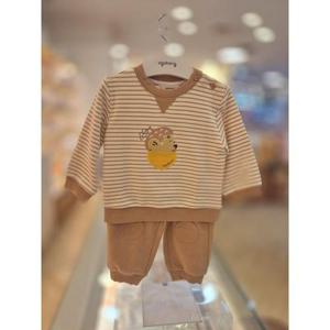 아가방 세이브존03 아가방 브라운 지니 다람쥐 맨투맨 상하 AG01S523008A