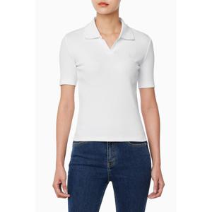 [캘빈클라인 진]여성 슬림핏 브이넥 폴로 티셔츠 47AB205