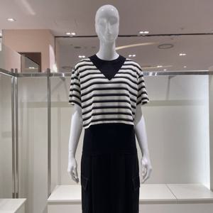 [비지트인뉴욕] 스트라이프 레이어드 티셔츠VB7ST72