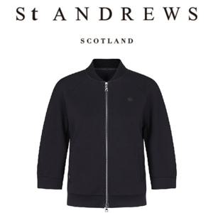 [세인트 앤드류스] 여성 백 셔링 라인 집업 티셔츠(821E3TF115)