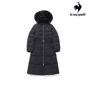 [백화점][르꼬끄][30% OFF] 여성 밍크퍼 구스 롱다운 QP422ODJN2_BLK