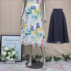 [미니멈]MD 시스루 플레어 스커트 MD MYBAWS4130 Z_CJ