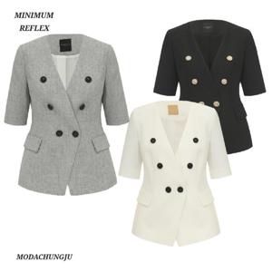 [미니멈]MD 반팔 V넥 자켓 MD MMZBGWJ4970_CJ