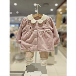 블루독베이비[hu]25.FW가을겨울신상 (PK)체리골벨로아상하세트 45A13-610-06 여아상하복 외출복 가디건