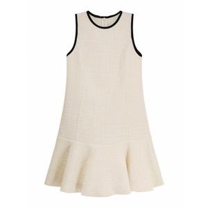 [PINKO] 라프리마 여성 숏 Roasted 원피스 인 트위드 105795A2VLZ05 화이트 /8