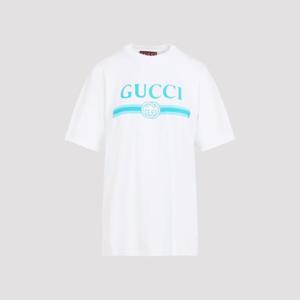 구찌 프린티드 소프트 코튼 저지 반팔 티셔츠 837959 XJHGY 9081