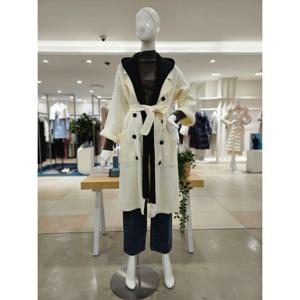 [포커스]MARIO포커스 후드배색 롱 코트 가디건 FW3K7CT0363