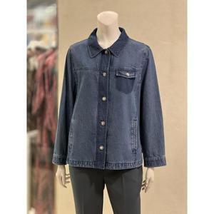벨리시앙 세이브존01 아웃포켓 데님 칼라 재킷 JK4306