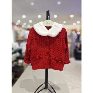 [에뜨와HU] 헤더FUR카라니트CDG  07S721404 (RED) 신상품 현대울산