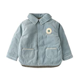 밍크뮤HB (BL)체크리버시블패딩셔켓(35C1521001) 간절기점퍼 유아동의류 양면