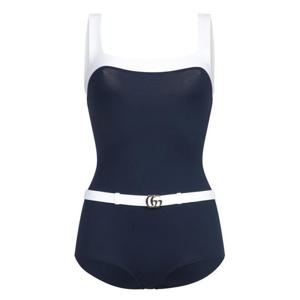 구찌 원피스 수영복 816078 XHAKA 4632 Blue
