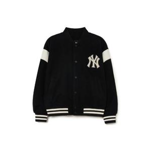 M MLB자켓 GQC 3AJPV0934-50BKS 울 어깨배색 홑겹 바시티자켓 뉴욕양키스