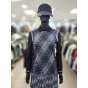 엘르골프 세이브존07 여성 아가일  티셔츠 66J5451