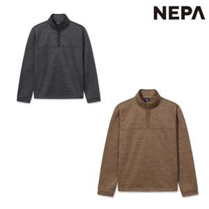 네파 7L75440 남성 겨울 등산 캠핑 집업 기모 티셔츠 플리스 필라토 티
