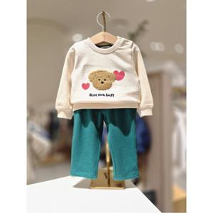 블루독베이비 10 25FW신상(IV)산타도기 상하세트 (45C7067213)