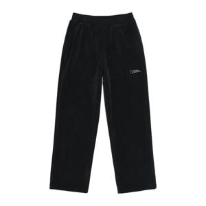 내셔널지오그래픽 N254UPT070 소재변형 세미루즈 스트레이트 팬츠 BLACK