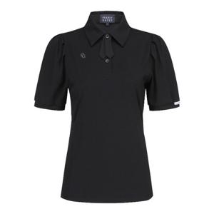 M 파리게이츠골프반팔티 NQC 521D3TO201_BK 여성 소프트 스트레치 칼라 반팔 티셔츠