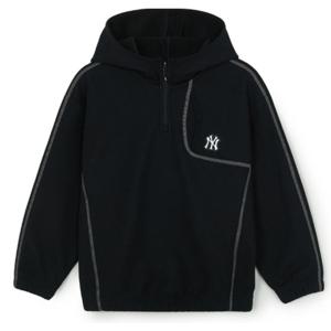 MLB 키즈 아웃도어 와플 반집업 후드 티셔츠(7AHDB1156-50BKS)