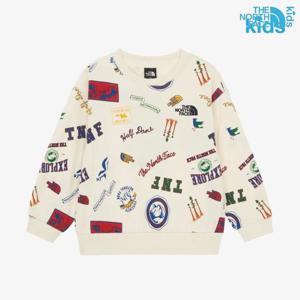 노스페이스키즈  (NM5MR52T) 키즈 와일드패치 스웻셔츠