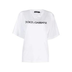 돌체앤가바나 DNA 로고 프린트 티셔츠 F8U10TG7H4P