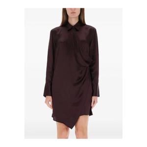 25 FW 헬무트랭 드레이프 실크 드레스 P06HW605HHD TP445133878